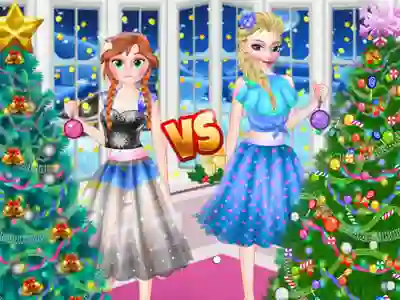 Hra Ellie VS Annie Christmas Tree