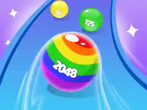 Hra 2048 Run Gorgeous Balls
