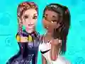 Hra Elsa And Tiana Workout Buddies