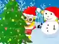 Hra Minions Christmas Snowball Wars