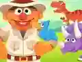 Hra 123 Sesame Street: Ernie's Dinosaur Day Care