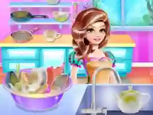 Hra Princess Household Chores