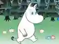 Hra Moomins: reading with adjectives