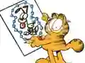 Hra Garfield connects the dots