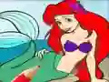 Hra Princess Mermaid Coloring Game