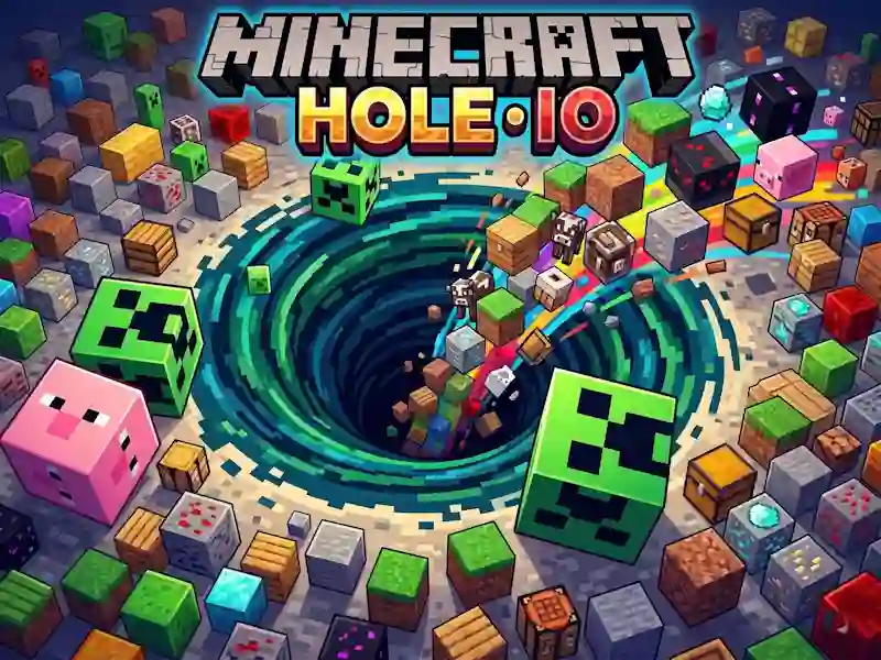 Hra Minecraft Hole IO