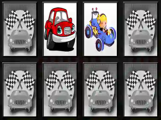 Hra Racing Cars Memory