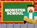 Hra Monster School: Roller Coaster & Parkour