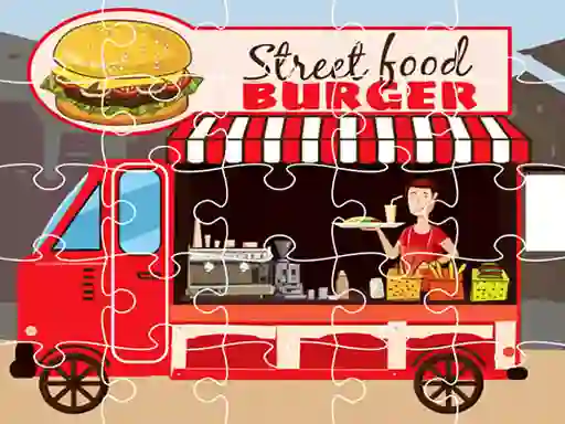 Hra Burger Trucks Jigsaw