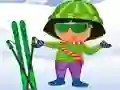Hra Dora Ski Dress up