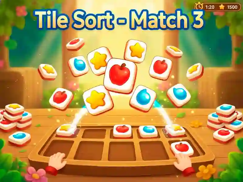 Hra Tile Sort - Match 3