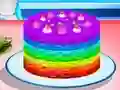 Hra Cooking Rainbow Cake