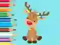 Hra Coloring Book: Cute Christmas Reindeer