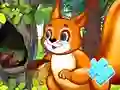 Hra Jigsaw Puzzle: Squirrel Hide Food