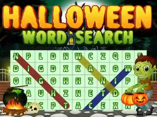Hra Halloween Words Search