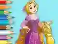 Hra Coloring Book: Princess Rapunzel