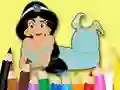 Hra Coloring Book: Princess Jasmine