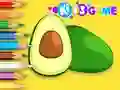 Hra Coloring Book: Avocado Fruit