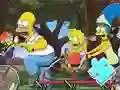 Hra Jigsaw Puzzle: Simpson Family Riding