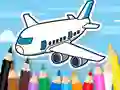 Hra Coloring Book: Flying Airplane