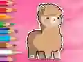 Hra Coloring Book: Cute Alpaca