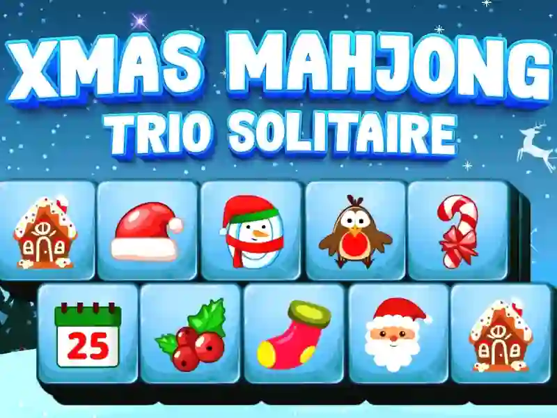 Hra Xmas Mahjong Trio Solitaire