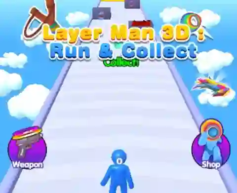 Hra Layer Man 3d Run Collect