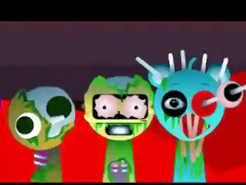 Hra Sprunki Music Scary Beat Box