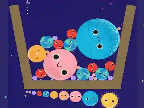 Hra Merge Planets