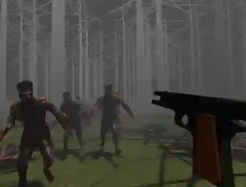 Hra Zombies in a Forest