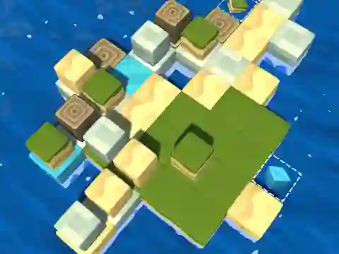 Hra Cube Island: ASMR Relax Puzzle