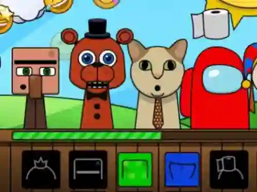 Hra Sprunki: Monsters