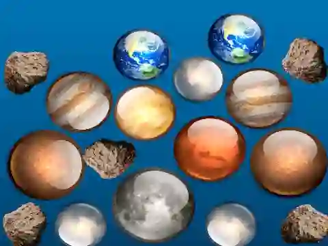 Hra Merge Planets Space!