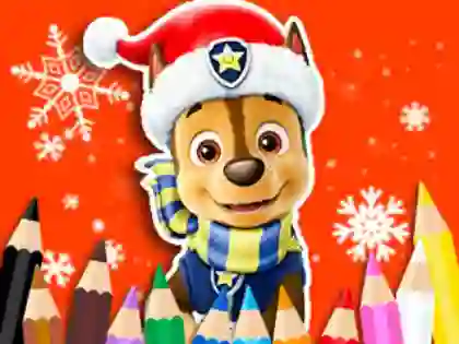 Hra Coloring Book: PAW Patrol Christmas