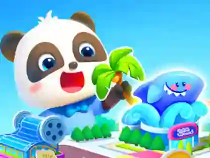Hra Jigsaw Puzzle: Baby Panda's Dream Town