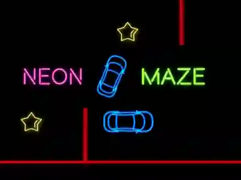 Hra Neon Car Maze