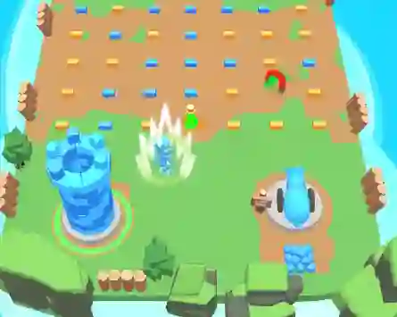 Hra Tower Clash: Collect Bricks