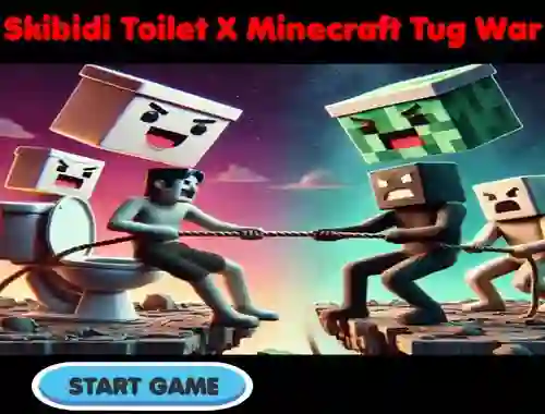 Hra Skibidi Toilet X Minecraft Tug War