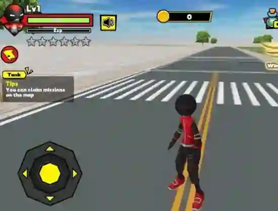 Hra Stick Rope Hero