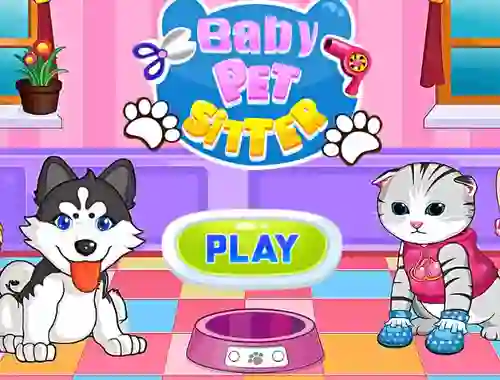 Hra Baby Pet Sitter