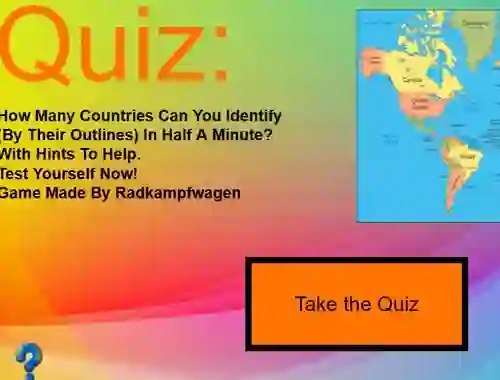 Hra 30s Country Quiz