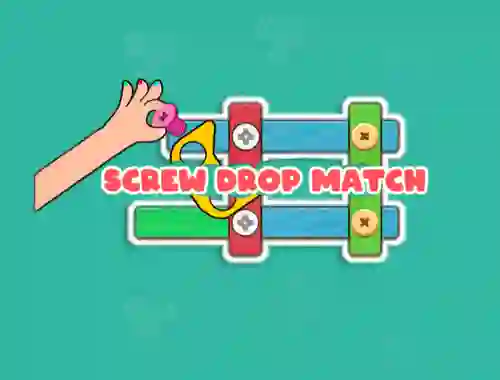 Hra Screw Drop Match