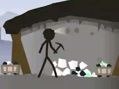 Hra Stickman Mining Simulator