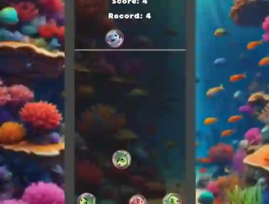 Hra Merge Fish In 2048!