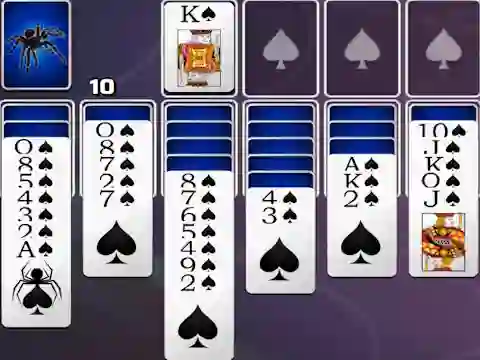 Hra Spades Spider Solitaire