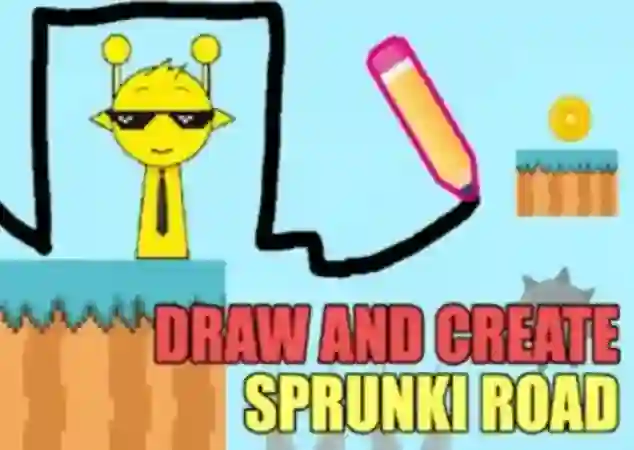 Hra Draw And Create Sprunki Road