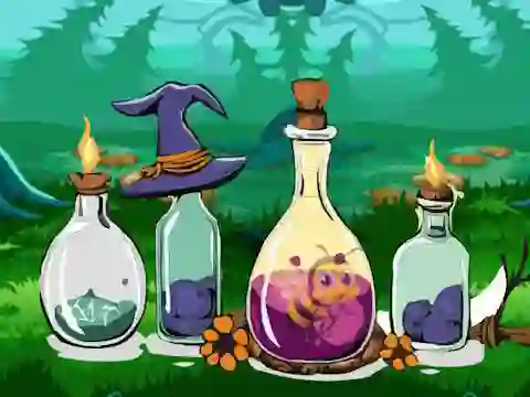 Hra Bottle Stuck Honeybee Escape