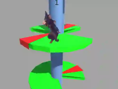 Hra Ratomilton Helix Jump