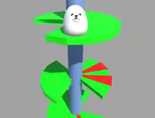 Hra Eggdog Helix Jumper