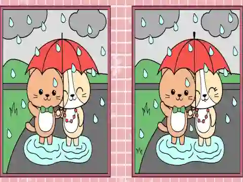 Hra Spot the Differences Cute Kittens